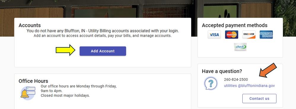 Add utility account(s) to your online access