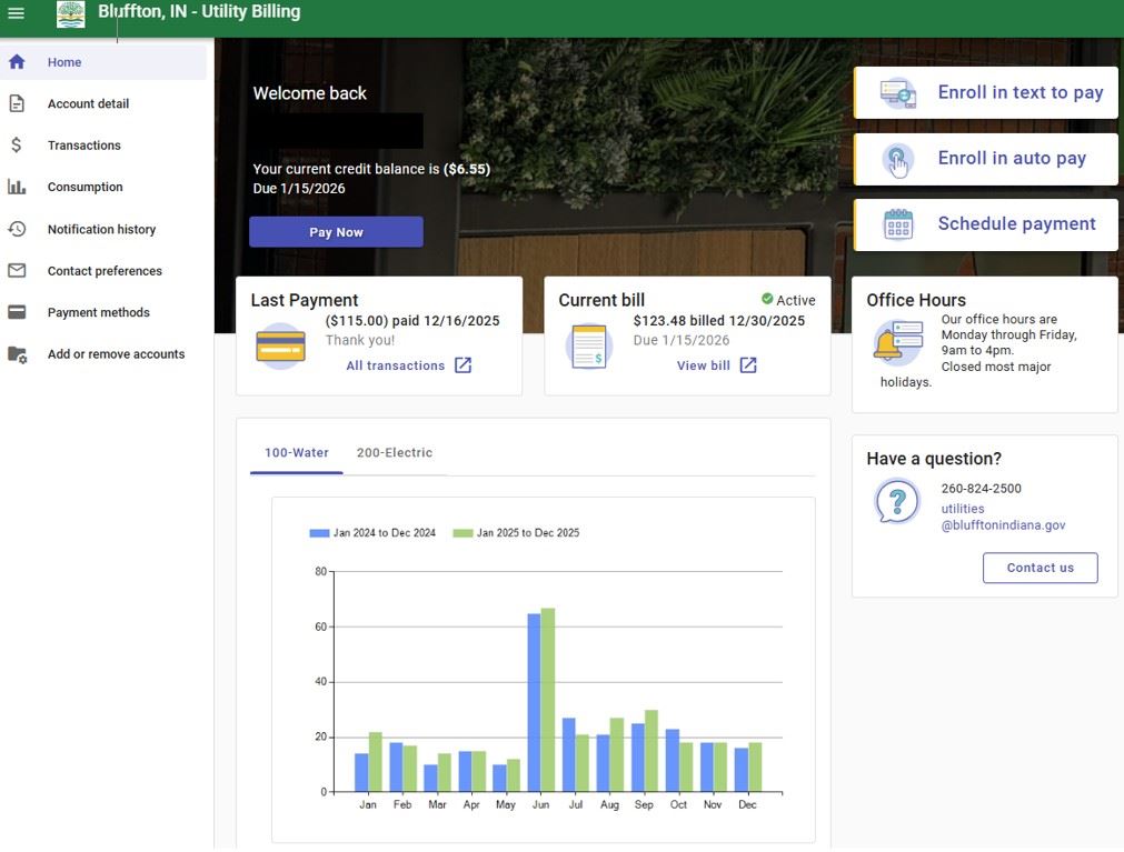 Online Utility Dashboard