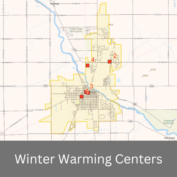 Interactive Warming Centers Map Preview